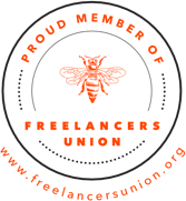 Proud member of Freelancers Union